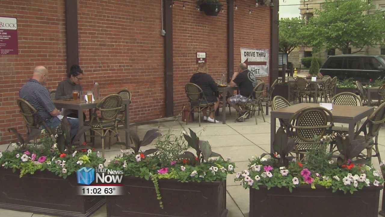 Restaurants open patio seating for dine-in, getting ready for a "new normal"